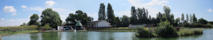 Photo of Mill Rythe Lake and the club house